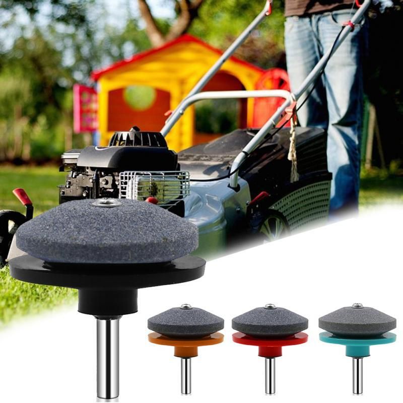 Grinding Drill Sharpener Lawnmower Faster Rotary Drill Blade Sharpener Grinding Tool Garden Lawn Mower Parts, 5pcs โ image 2