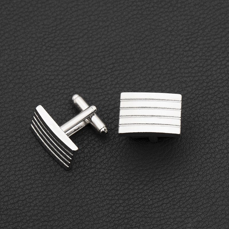 2PC Men's Cufflinks Cuff Links for Men, Stainless Steel Tuxedo Shirt Cuff Links Set, Men’s Jewelry or Accessories for Business — image 4