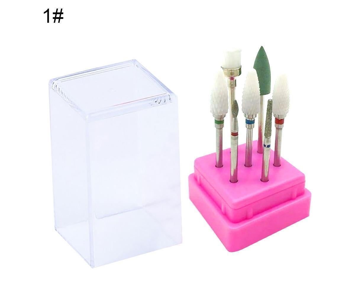 7Pcs Tungsten Steel Ceramics Remove Gel Polish Manicure Pedicure Nail Drill Bits-8# โ image 6