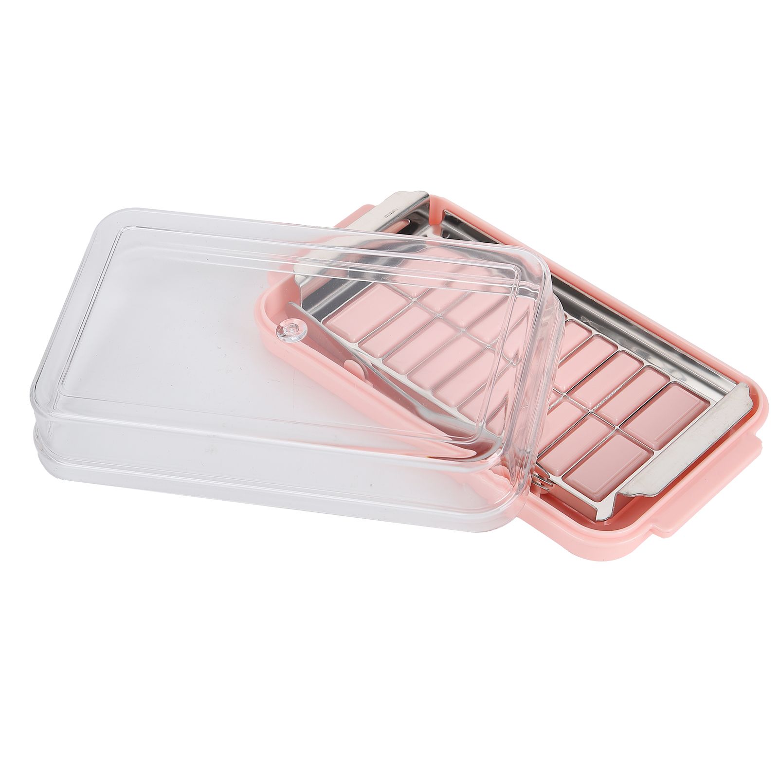 Stainless Steel Butter Cutter Container Butter Storage Box with Transparent Cover for KitchenPink Chassis โ image 5