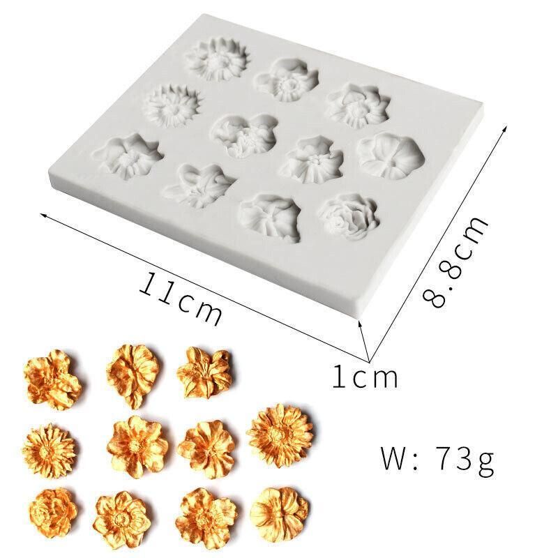3D Silicone Flower Lace Fondant Mould Cake Border Decor Baking Mold Sugarcraftau — image 6
