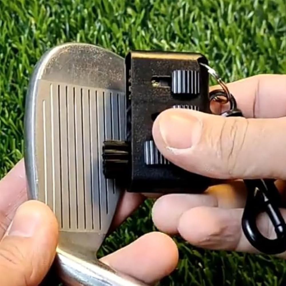 3 In 1 Golf Club Cleaning Brush Retractable Brass Nylon Groove Cleaner Tool โ image 5