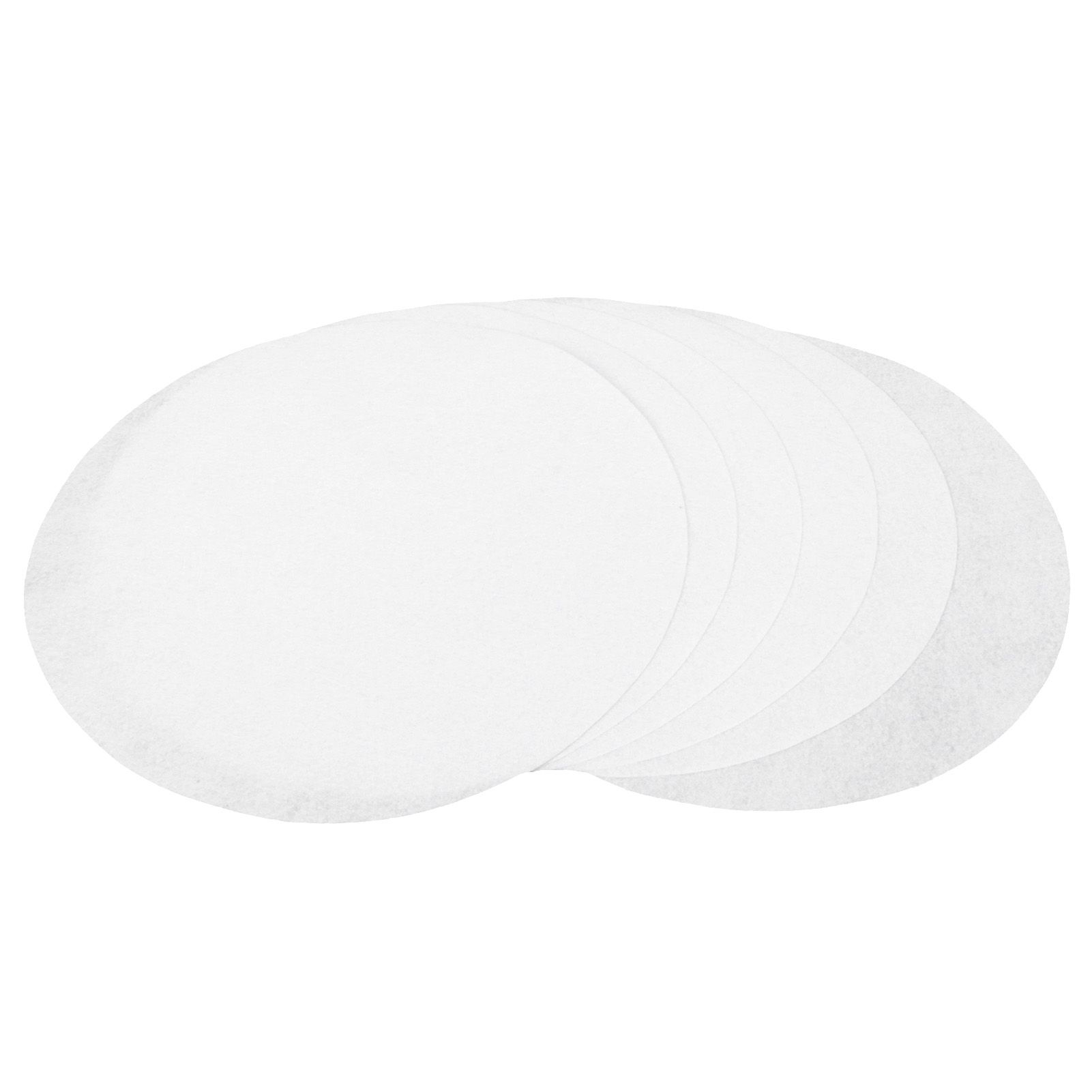 Felt Dish Protection Pad AntiFriction Storage Separator Insulation Mat Food Plate Porcelain Divider(White 24PCS) — image 5