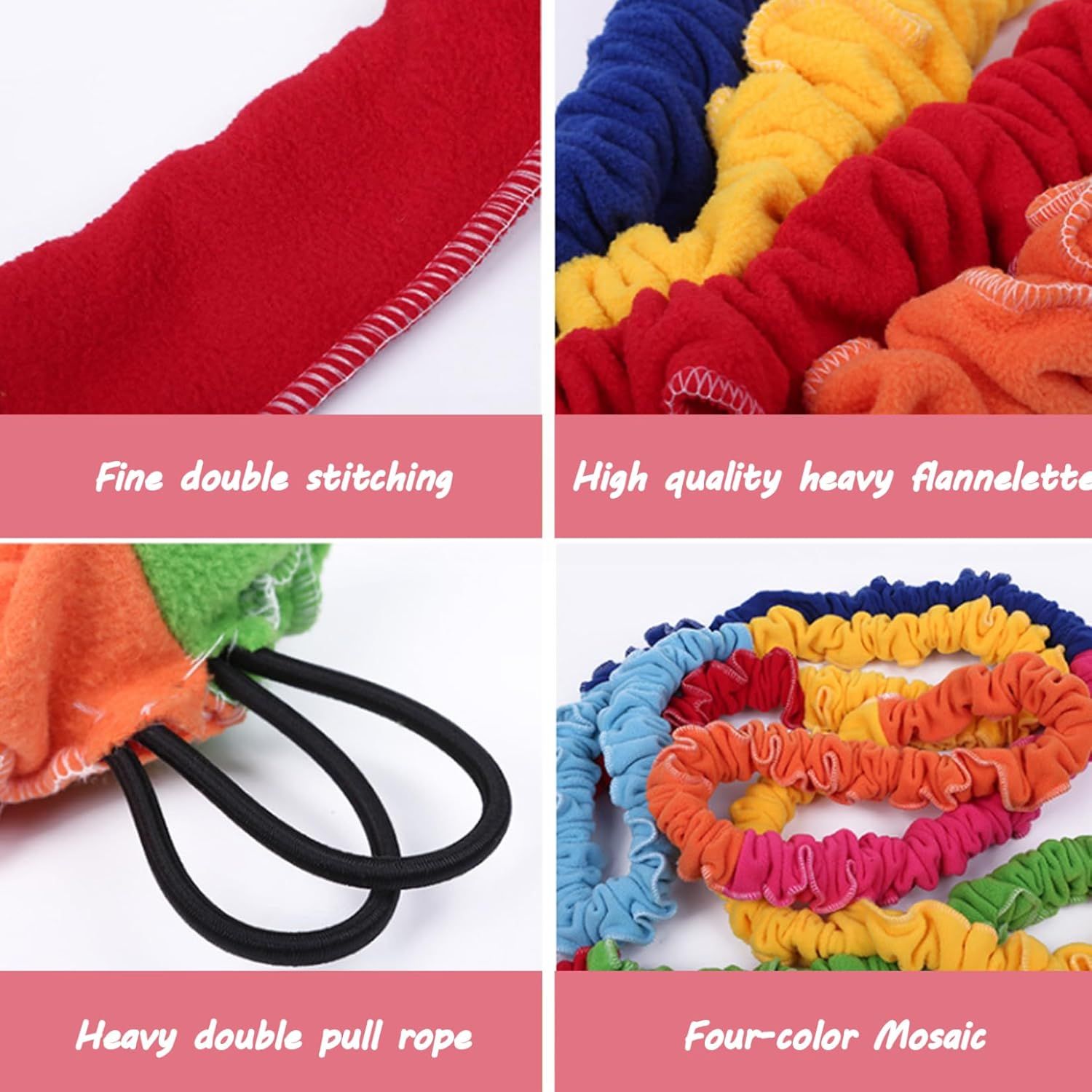 Cooperative Stretchy Band, Elastic Fleece Group Exercise Tug Band for 4 People, 118.11 In — image 6