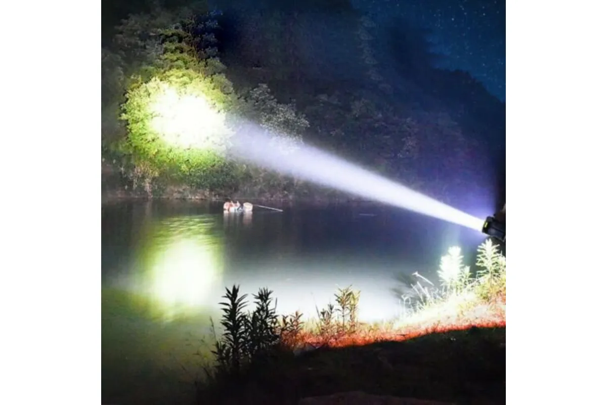 Solar LED Torch USB Rechargeable COB LED Work Light Camping Hiking Lamp Bright โ image 5