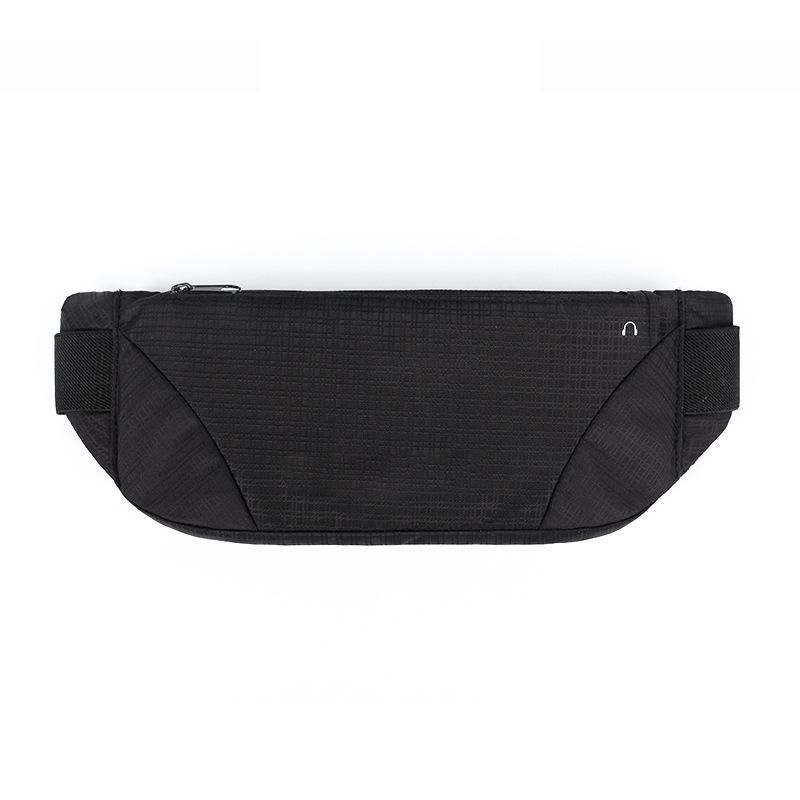 Waterproof Light Slim Running Belt, Sport Waist Pouch with Zip (Black) โ image 2