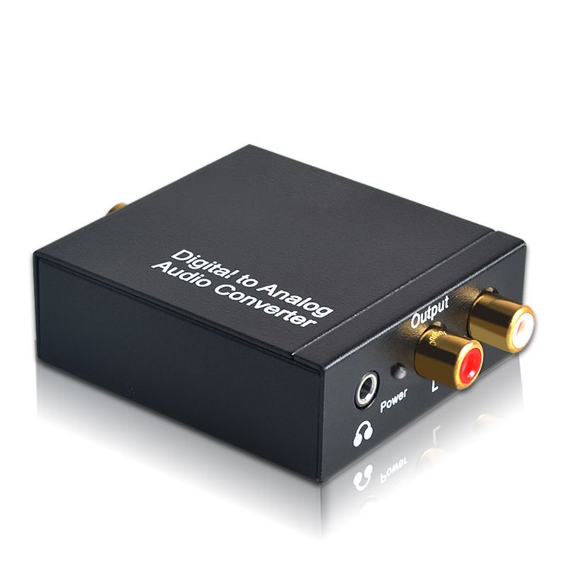 Coaxial Optical Digital Audio to RCA Analog Audio Converter RCA to Optical Converter - Digital to Analog Audio — image 4