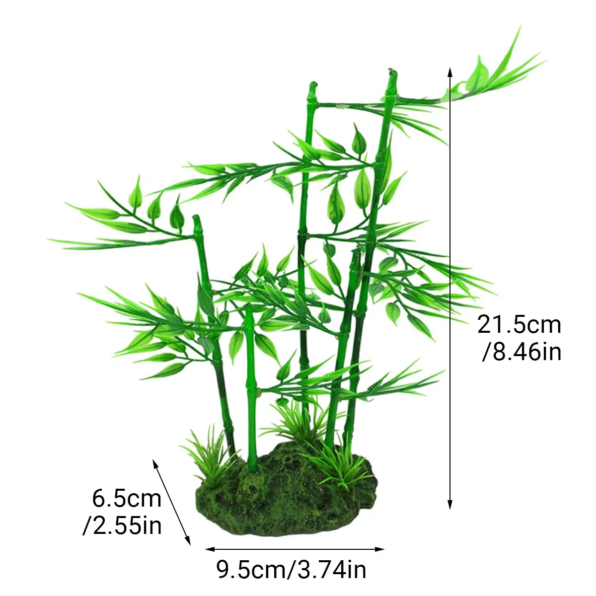 Aquarium Simulation Bamboo Decor Fish Tank Background Decoration — image 3
