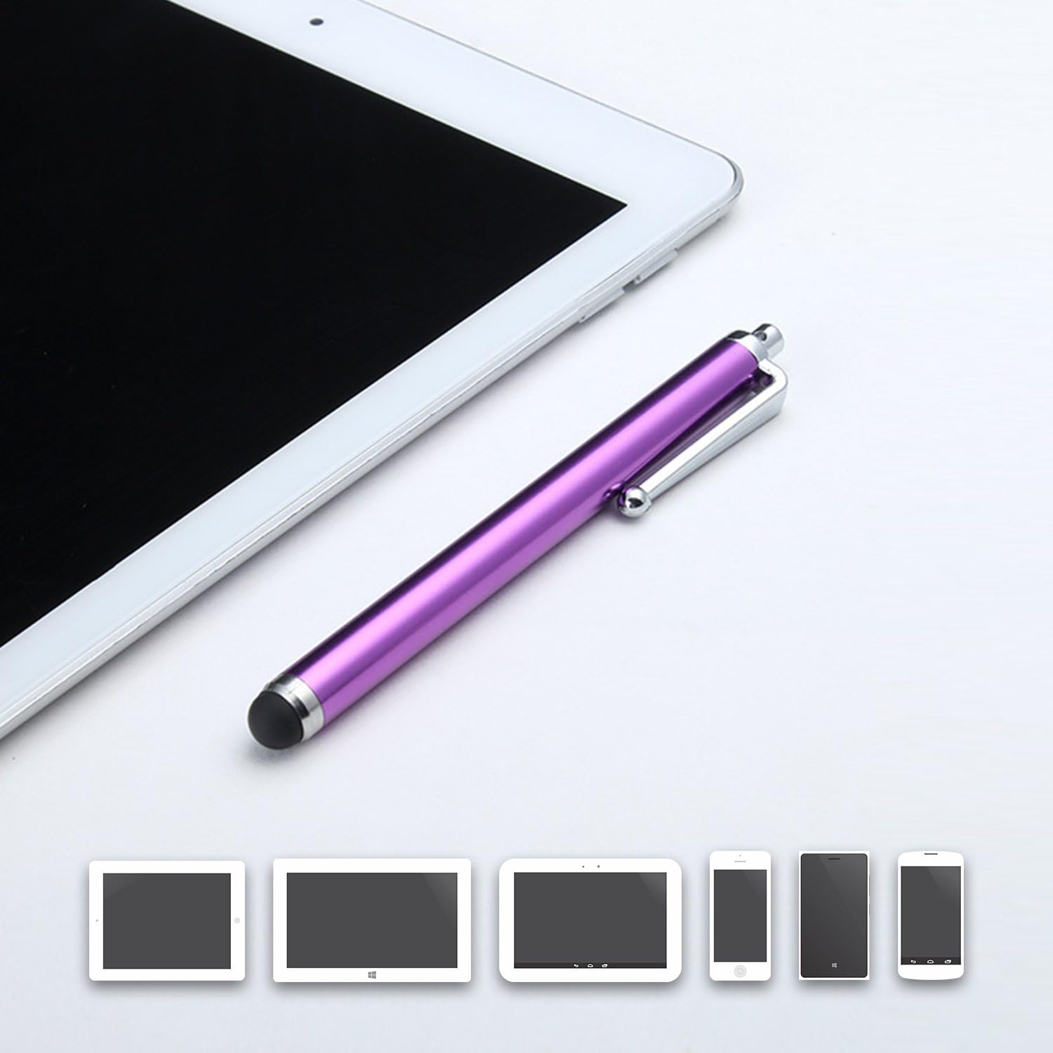 Stylus Pen Set of 20 Pack, Universal Capacitive Touch Screen Stylus Compatible with iPad, iPhone, Samsung, Kindle Touch, Compatible with All Device with — image 3