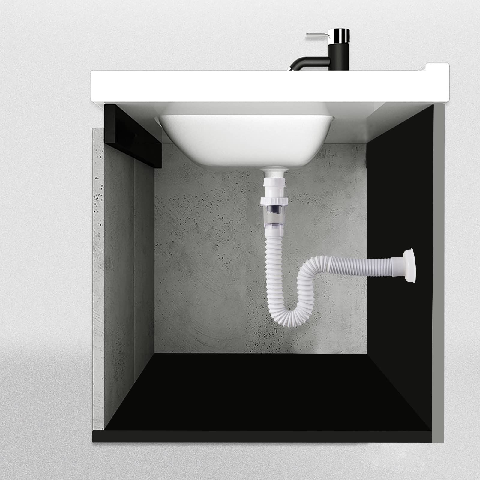 1-1/4 Inch Anti-Odor Expandable Flexible Universal Sink Drain Pipe Wash Basin S Tube Down Tube P Trap Tubing (1 1/4 B) — image 4