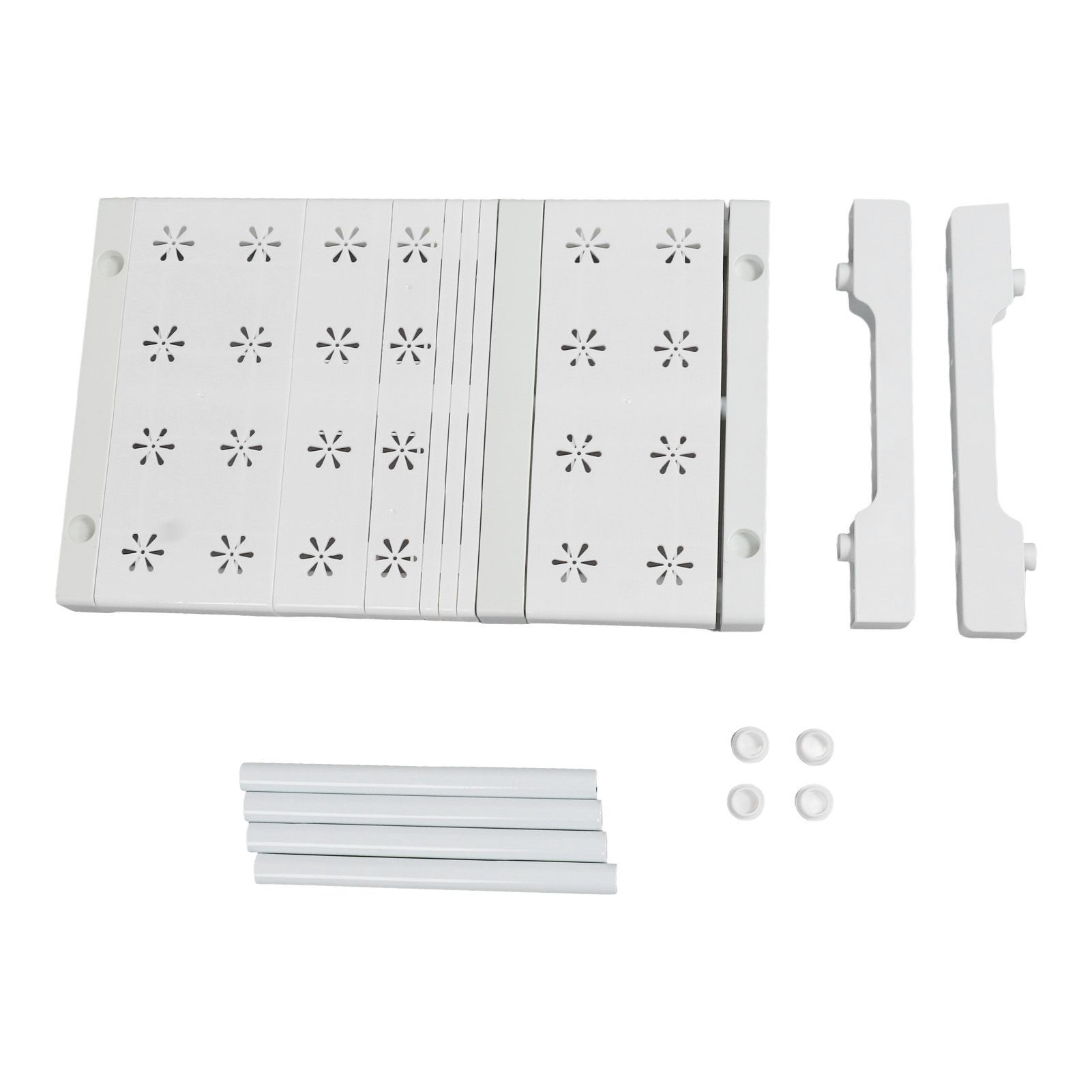 Expandable Closet Shelf Organizer Adjustable Space Saving Wardrobe Sink Tension Shelf 24cm Width 22cm Height Length 27 to 38cm/10.6 to 15.0in