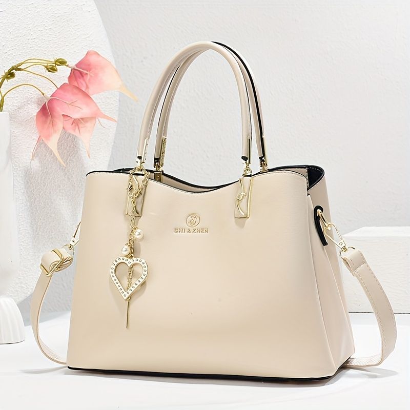 Single-Shoulder Handbag Cross-Body Handbag Pink Handbag Stylish Handbag Travel - Red - Size 27-13-19 โ image 3