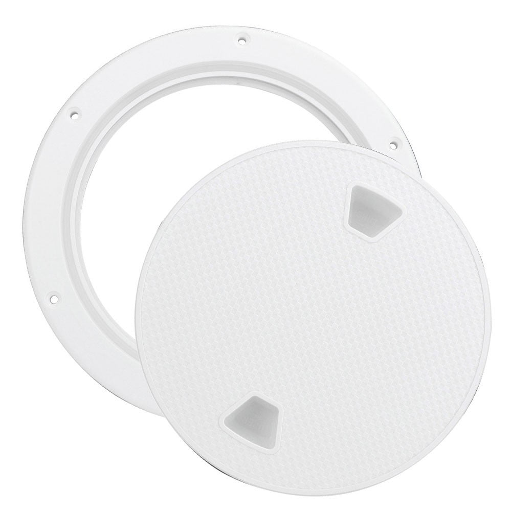 4" 6" 8" White Round Abs Marine Boat Inspection Hatch With Detachable Cover Non Slip Deck Access Panel For Yacht And Watercraft 4 Inch 8" — image 6