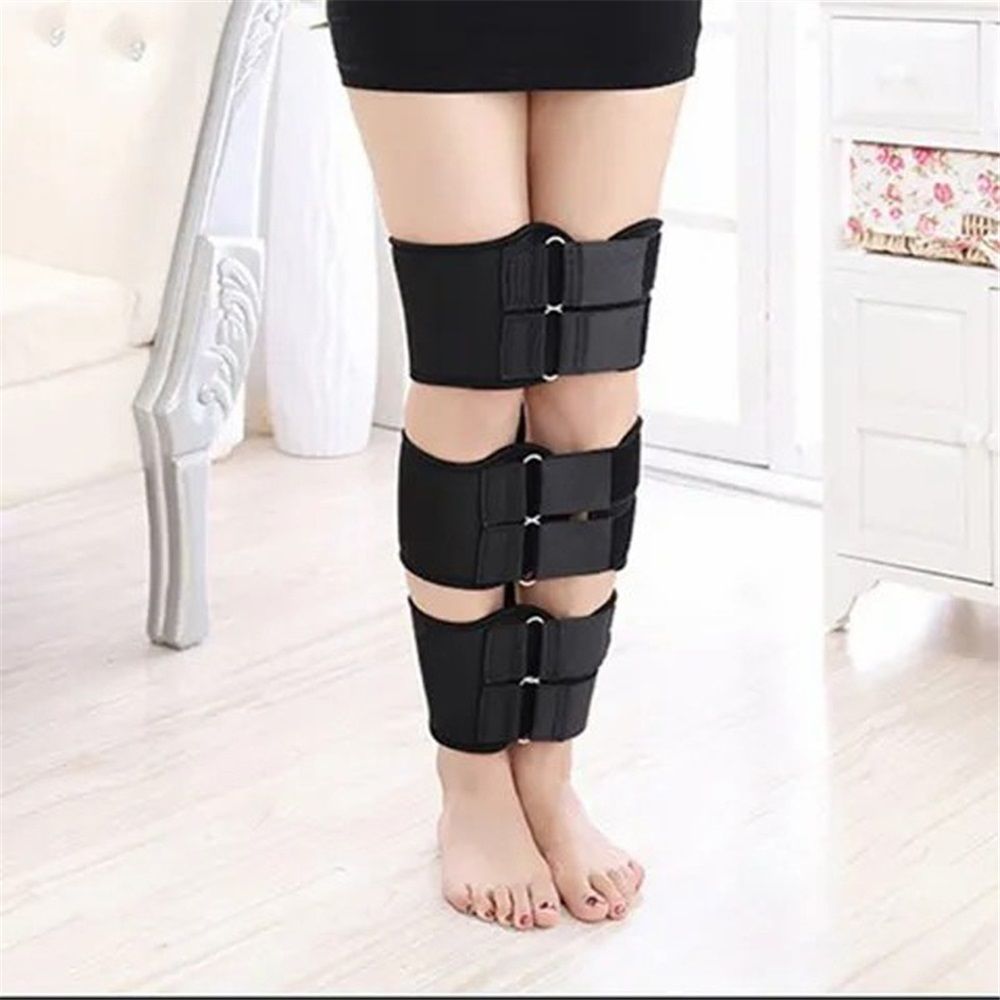 O/X Leg Type Correction Belt, Adjustable Legs Posture Correction Belt 3 in 1 Pack, Knee Belt Correction for Adults ( Black) โ image 2