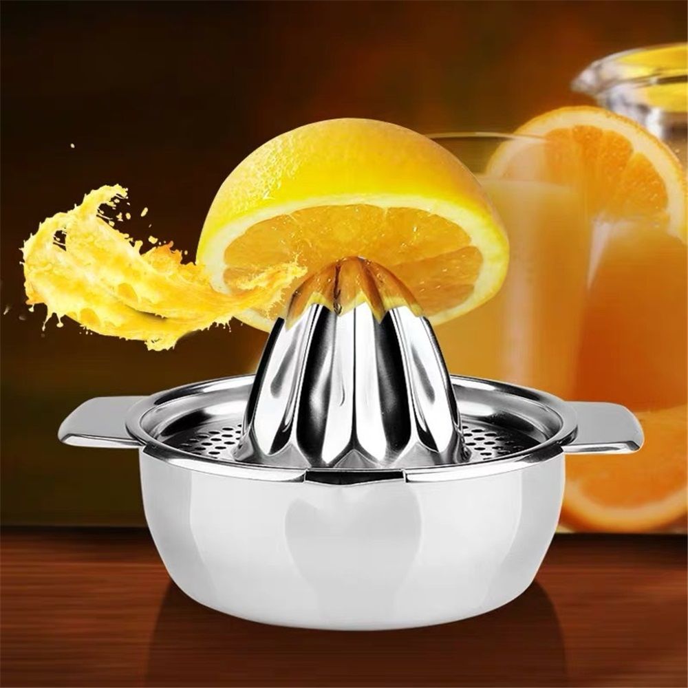 Citrus Juicer for Orange, Lemon, Grapefruit, Lime,Stainless Steel, Store and Clean,Dishwasher Safe（silvery） — image 3