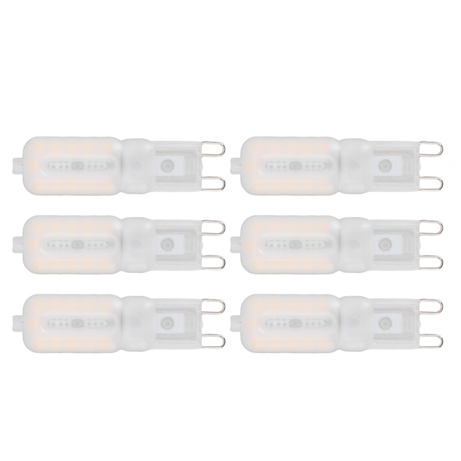 G9 Light Bulb Dimmable Eye Protection Energy Saving 5W 22 LED Small Bulbs for Ceiling Lamp Desk Lamp 6pcs Warm Light 220V — image 2