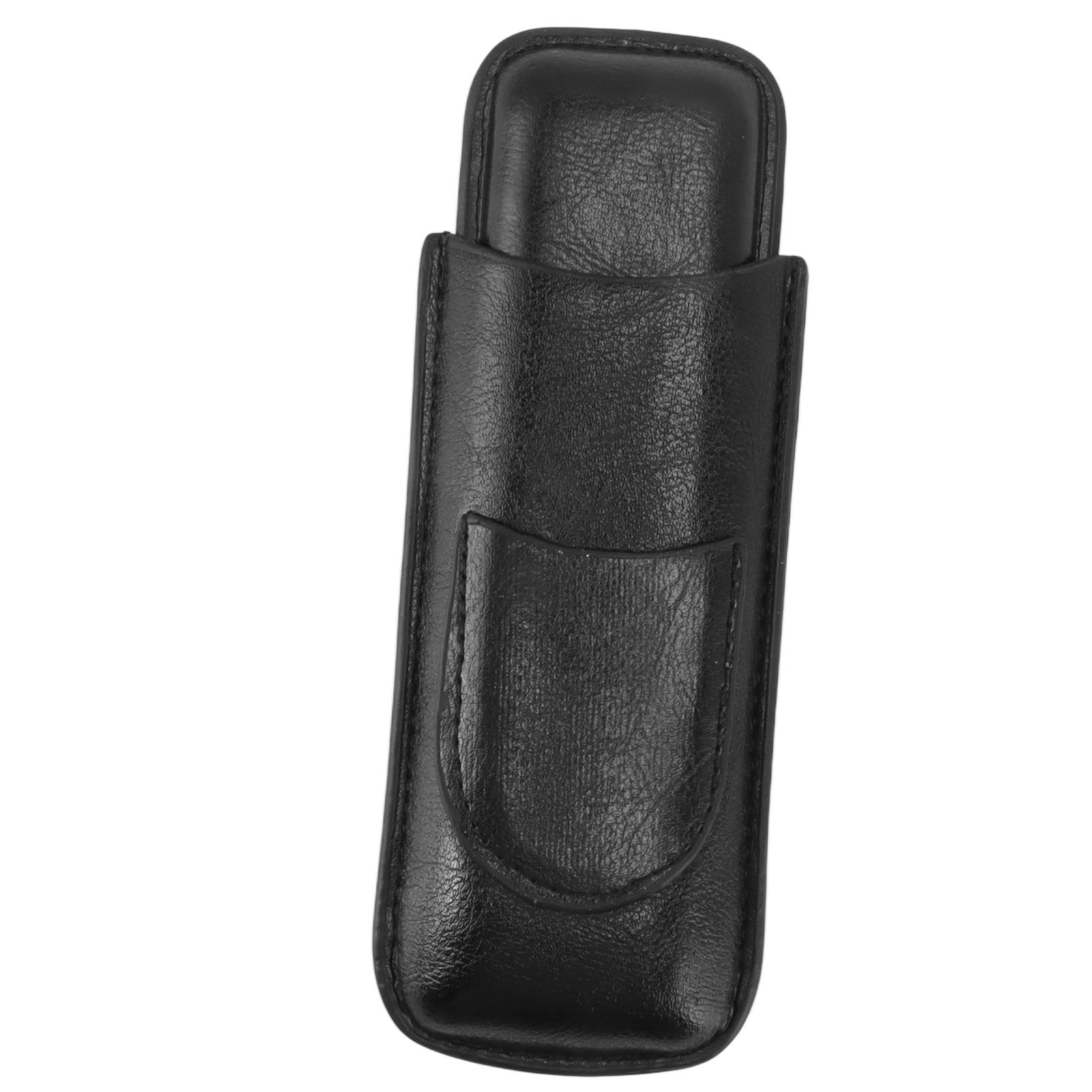2 Finger Cigar Holder Elegant No Fading 2 Finger Leather Portable Cigar Case for Travel โ image 6