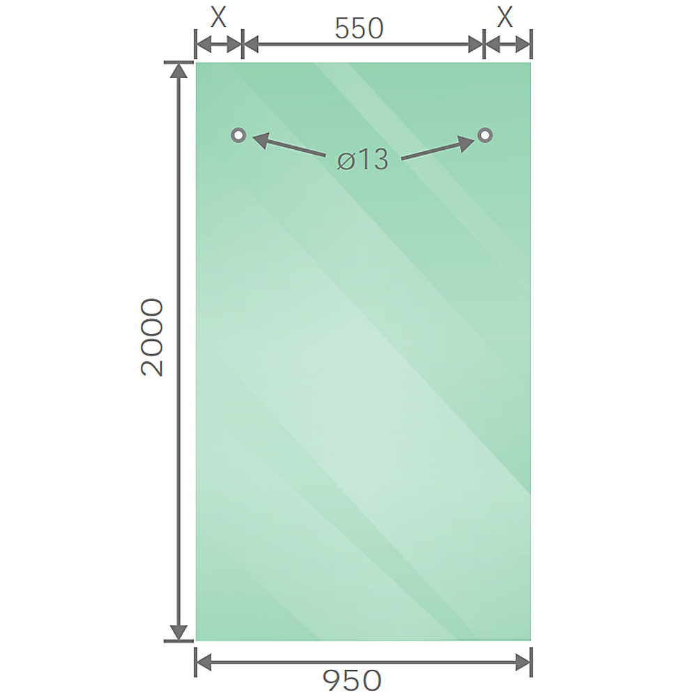 180x90cm Frameless Glass Sliding Corner Shower – With Gunmetal Rail and Wall Channel for Contemporary Bathrooms — image 5