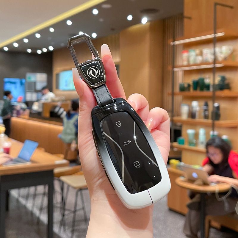 Fragrant Car Island Dongfeng Fengguang 580 Key Case Standard Option b: gradient black & white single case โ image 5