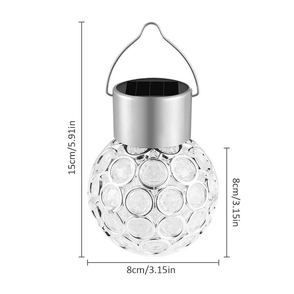 Solar Hollow Ball Light Colorful Small Ball Chandelier Decorative Hanging Lamp β image 2