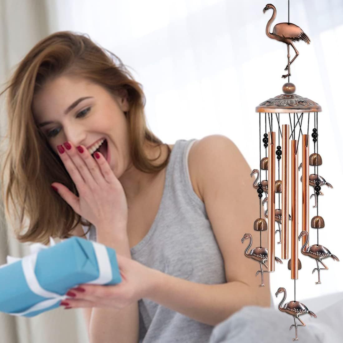 Angel Retro Metal Wind Chime - Large Hanging Bell Ornament for Balcony Garden Courtyard Decoration — image 4