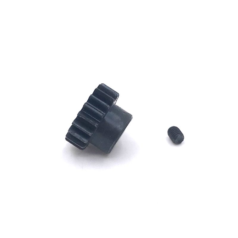 Metal motor gear compatible, threaded metal 19T motor gear remote control car accessories with wheel rail sleeve wheels — image 2