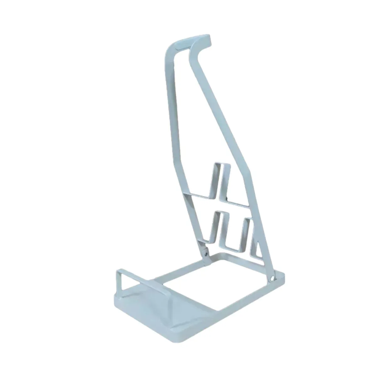 Modern Vacuum Cleaner Storage Rack Holder for Living Room Home Organizer Stand - White
