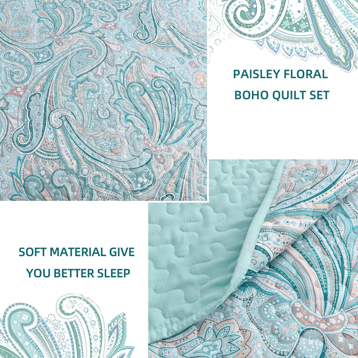 Distinctive Quilted Coverlet and Pillowcases Set: Make a Bold Statement - Queen size — image 5