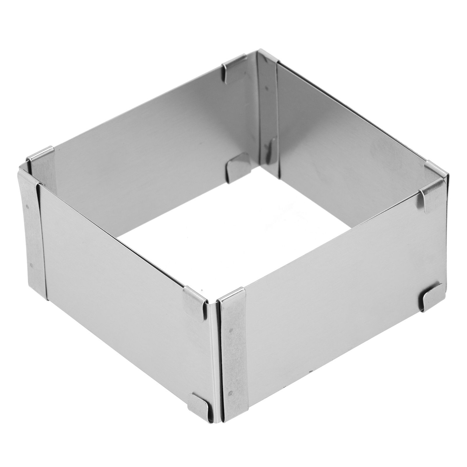 Stainless Steel Square Mousse Ring Retractable Biscuits Cake Mold Kitchen DIY Baking ToolsS 10~18cm — image 4