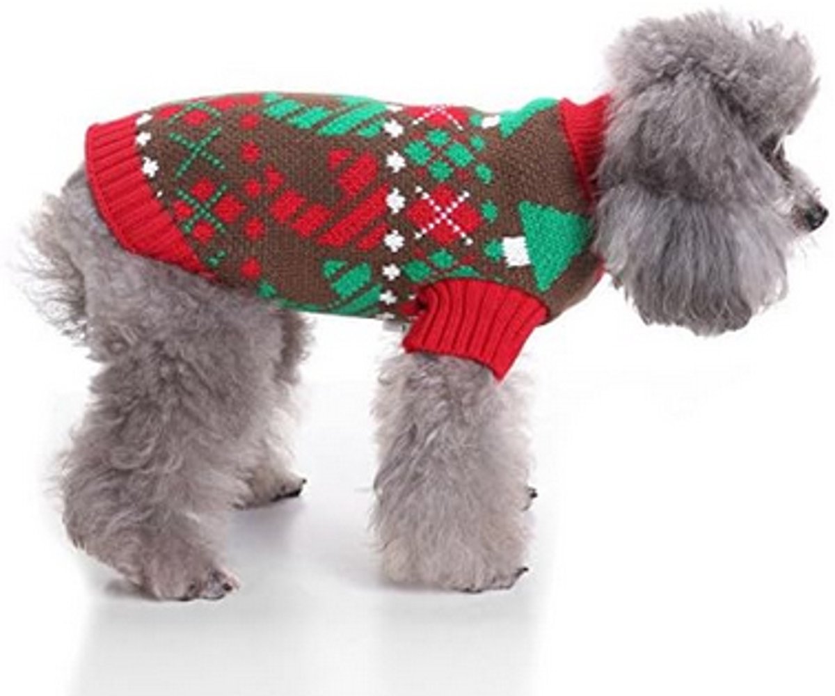 Dog Sweater - Dog Coat - Pet Dog Turtleneck Sweater - Christmas Turn-Up Sweater - Puppy Clothes - Christmas Decorations - Perfect for Small Dogs - Medium-Sized — image 3