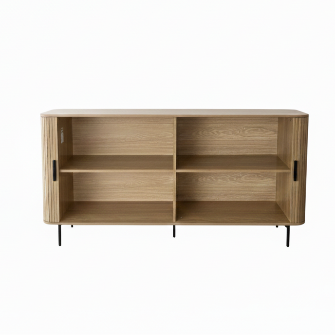 Florence 2 Door Buffet Sideboard Oak — image 5
