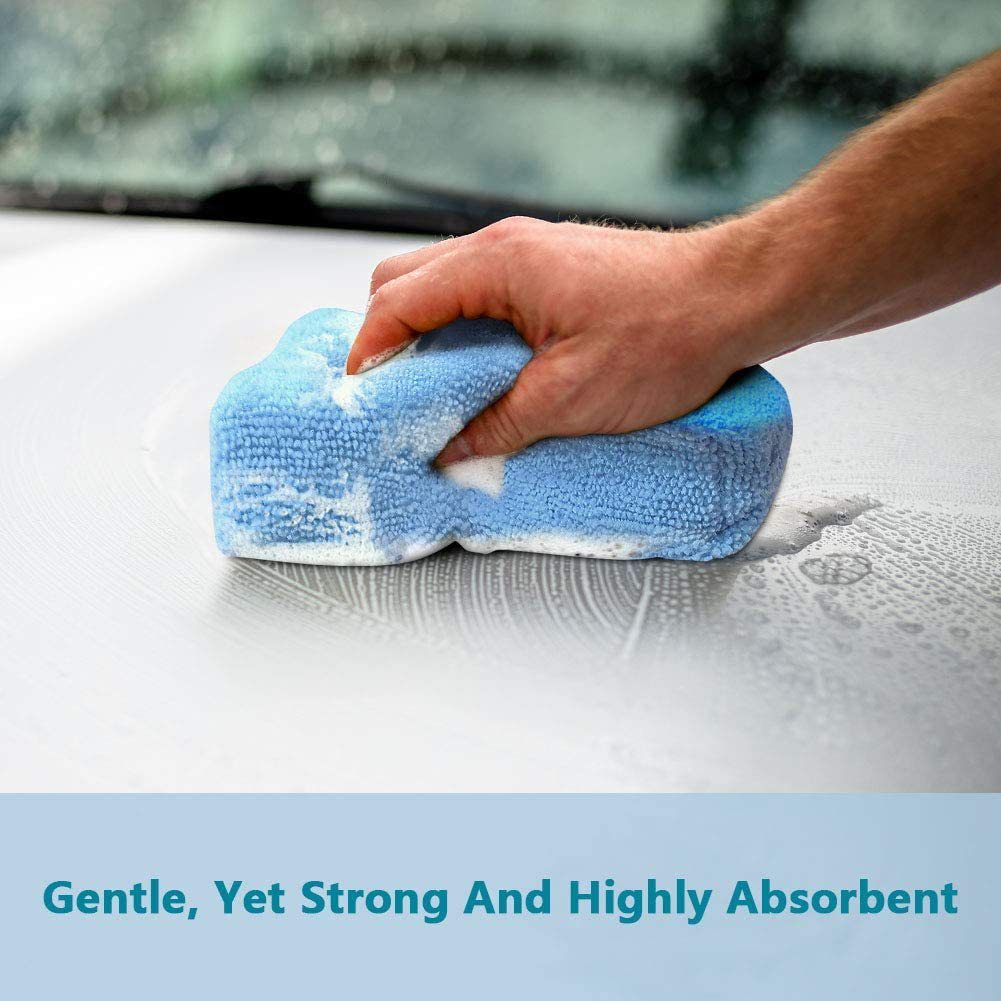 10 Pack Premium Grade Microfiber Applicator Pads - Ultra-Soft Foam Core, Safe for Sealants, Tire Dressings, Interior and Exterior Detailing, Car, Truck, SUV — image 5