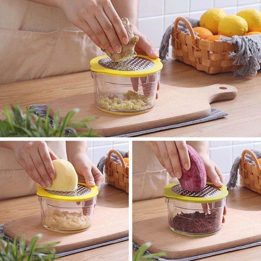 Citrus Lemon Orange Juicer Manual Hand Squeezer with Built-in Measuring Cup and Grater, Fresh pressing tool juice cup — image 5