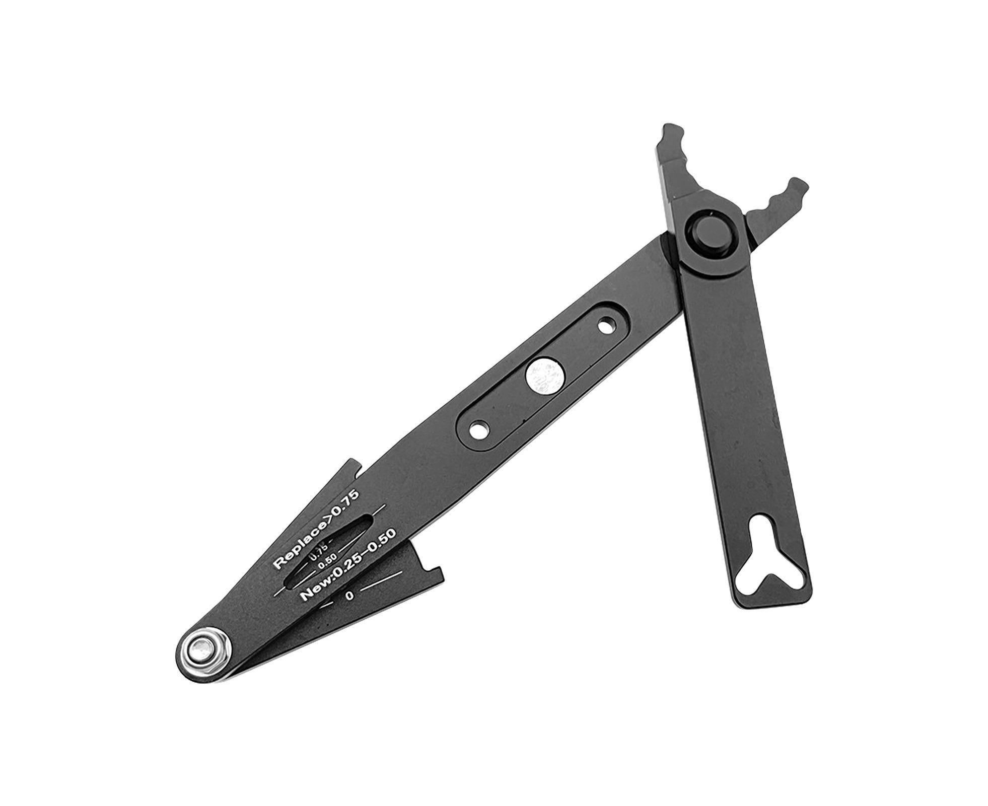 Chain Wear Detection Tool Ergonomic Design High Strength Bike Chain Buckle Removal Plier with Scale for Mountain Bike — image 3