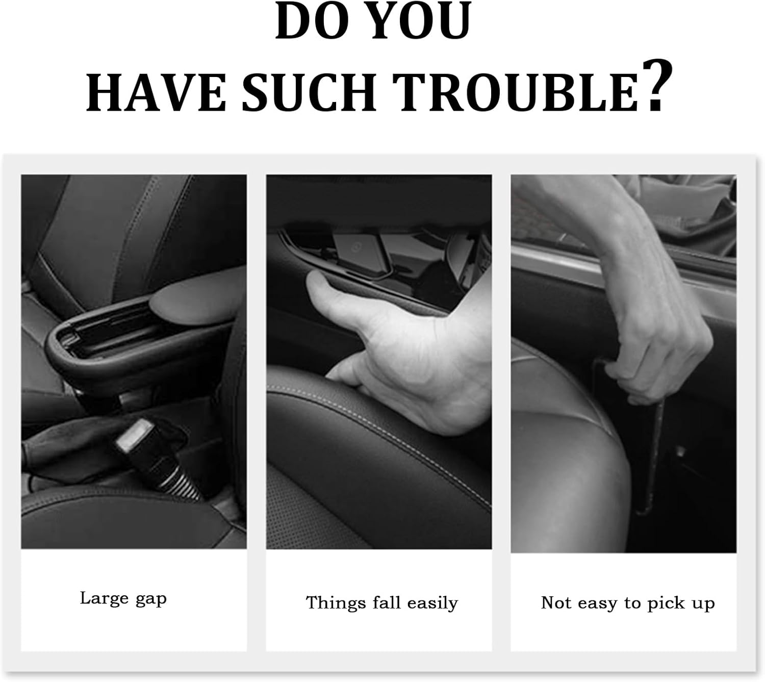 2PCS Car Seat Gap Filler Organizer with Car Storage Slot,Multi-Functional Car Gap Filler for Phone,Key,Coin in Car Organization And Anti-Drop,Universal Car Gap — image 5