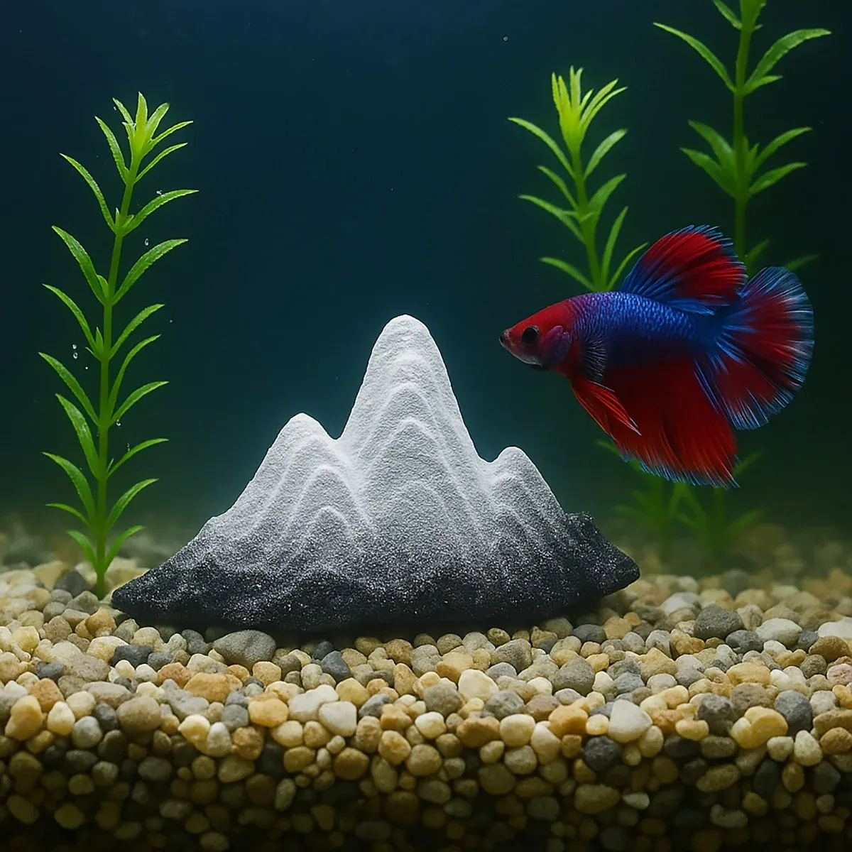 Snow Mountain Small Ornament Aquarium Decor Resin for Fish Tank Terrarium DIY โ image 6