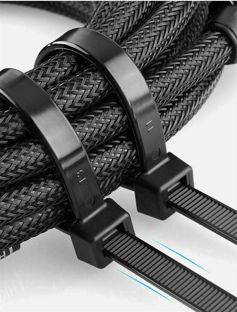 50X Cable Ties Zip Ties Nylon Uv Stabilised Black Cable Tie - 10*920mm White โ image 3