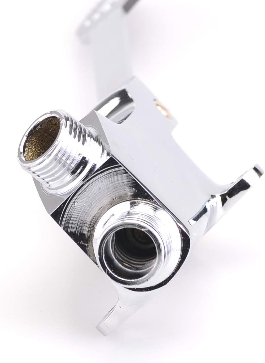 Single Foot Pedal Water Valve Copper Bathroom Faucet for Basin Water Tap Floor Mount Single Pedal Valve Silver — image 2
