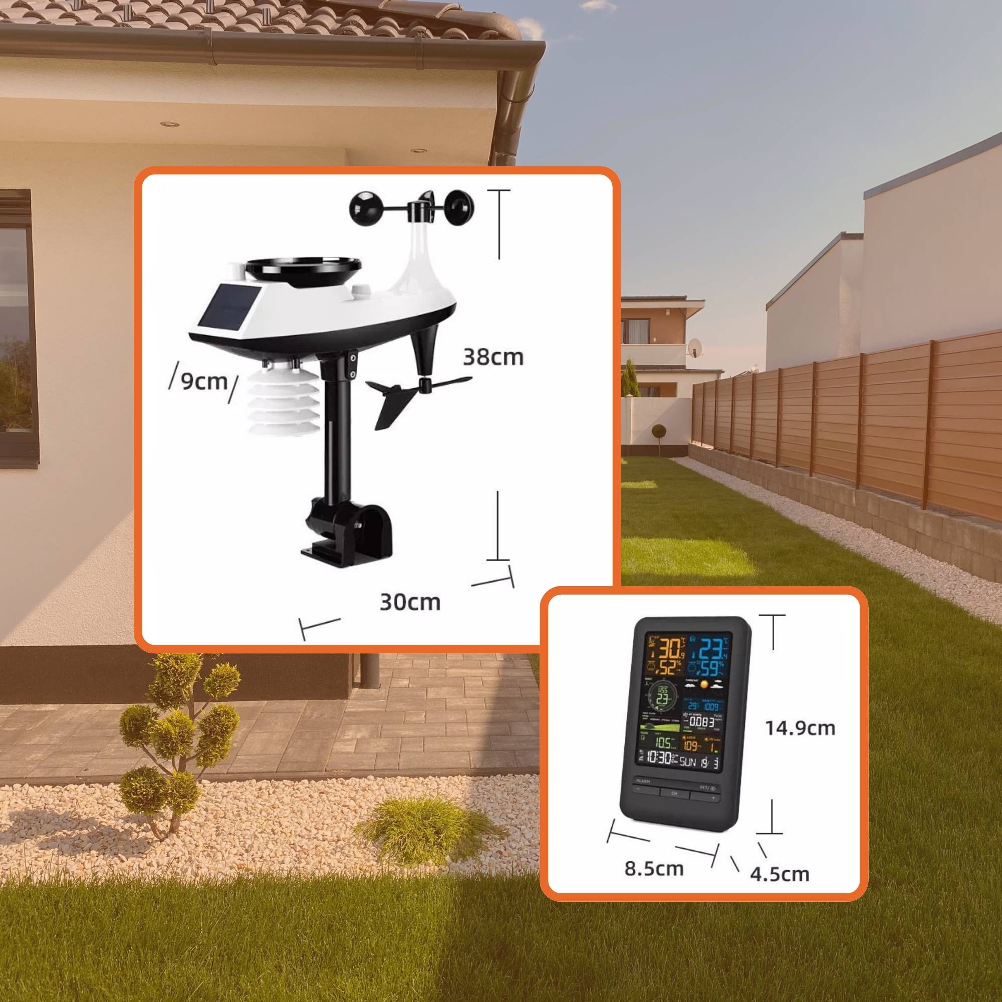 Tooleroo Weather Station 7-in-1 Professional Home Forecast Outdoor Sensor — image 4