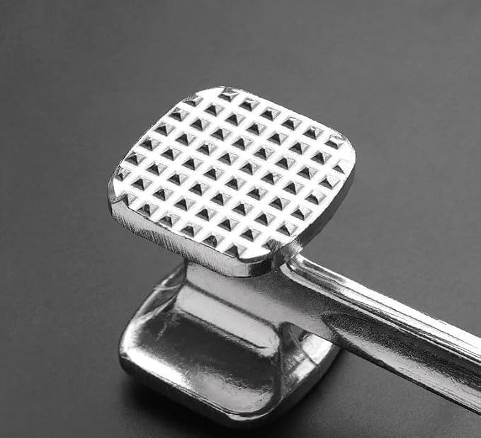 1 Piece Meat Tenderizer Hammer Dual Sided Mallet with Grip Handle โ image 3