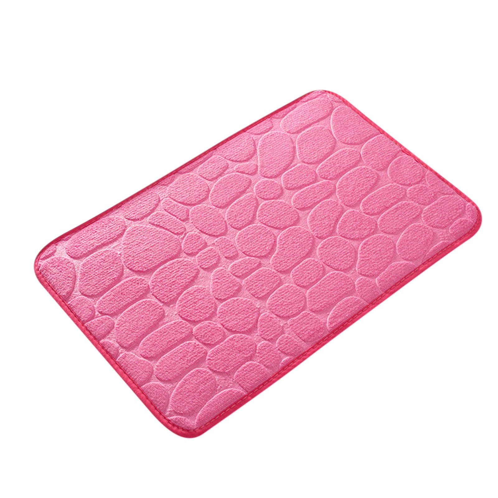 Bathroom Rugs - Ultra Absorbent Non-Slip Floor Bath Mat, Super Soft Shower Mat for Bath Tub, Machine Washable 16 × 24" (Brown) #B-Pink — image 4