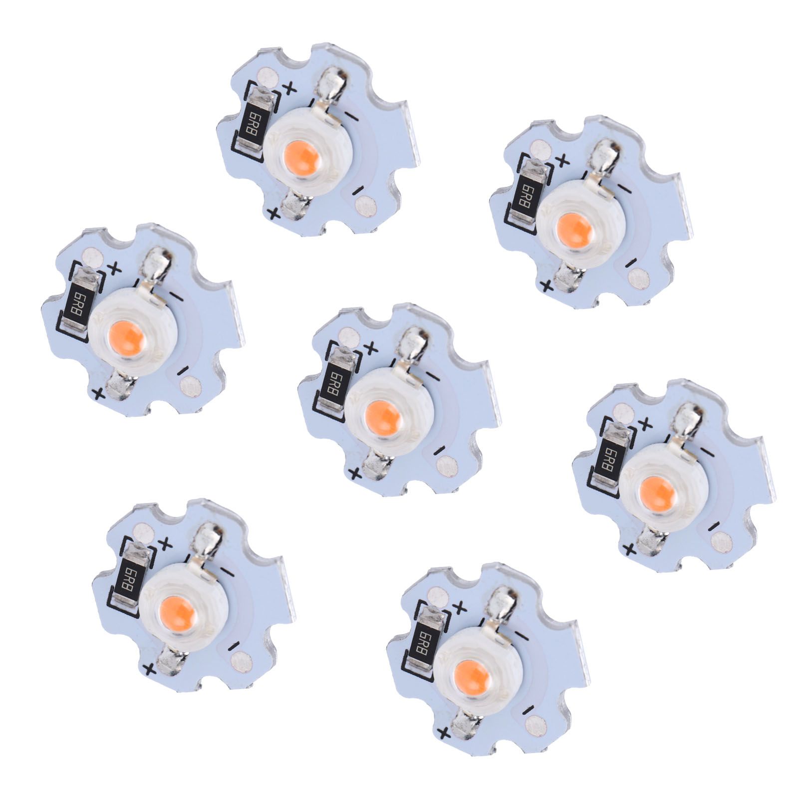 25Pcs 5V LED Chips 200LM 1W High Power LED Lamp Beads for DIY Lighting FixturesPink Light 380‑840NM — image 5