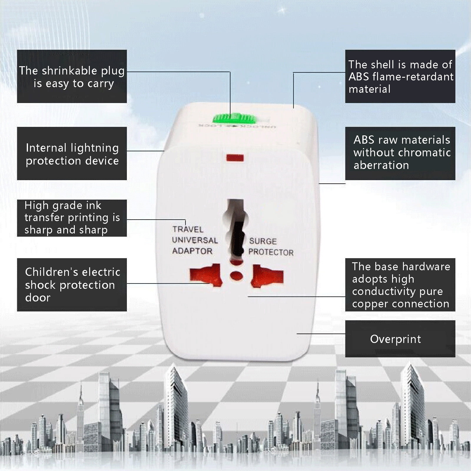 Universal Travel Power Adapter Converter Plug US EU AU to 12V 3A 36W Car Socket for Mini Fridge Fan Vacuum Cleaner Air Pump Heater Electronics Charging โ image 4
