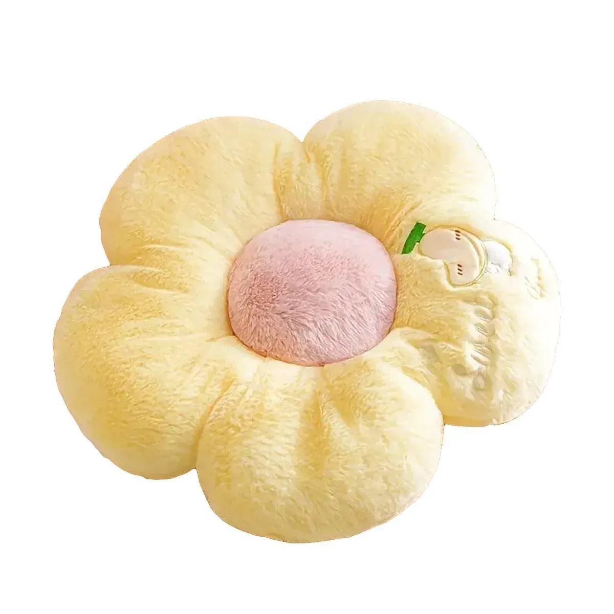 Cute Sunflower Floor Cushion Soft Chair Pad Summer Office Student Seat Pillow - Yellow