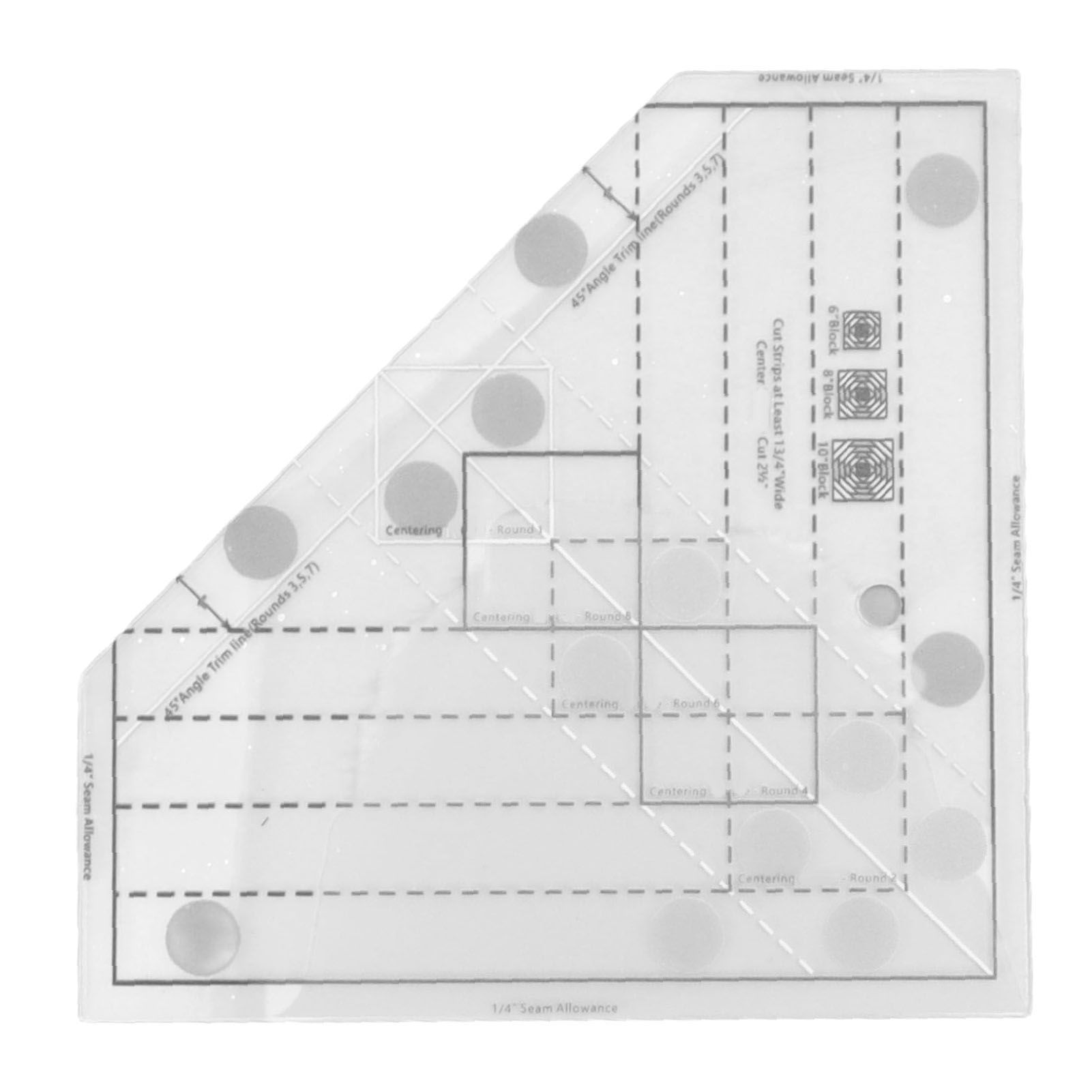 Grids Quilt Ruler Professional Acrylic Precise Scale Household Sewing Ruler for DIY Sewing Accessories