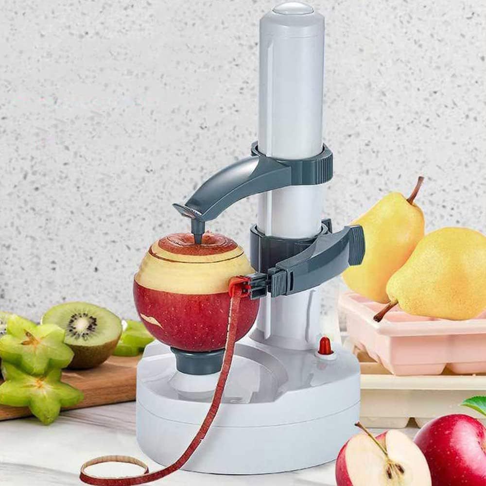 Electric Potato Peeler for Kitchen Vegetable Peelers for Zucchini Carrot Automatic Potato Peeler Electric Peeler Fruit Peeler for Apples Orange Mango — image 3