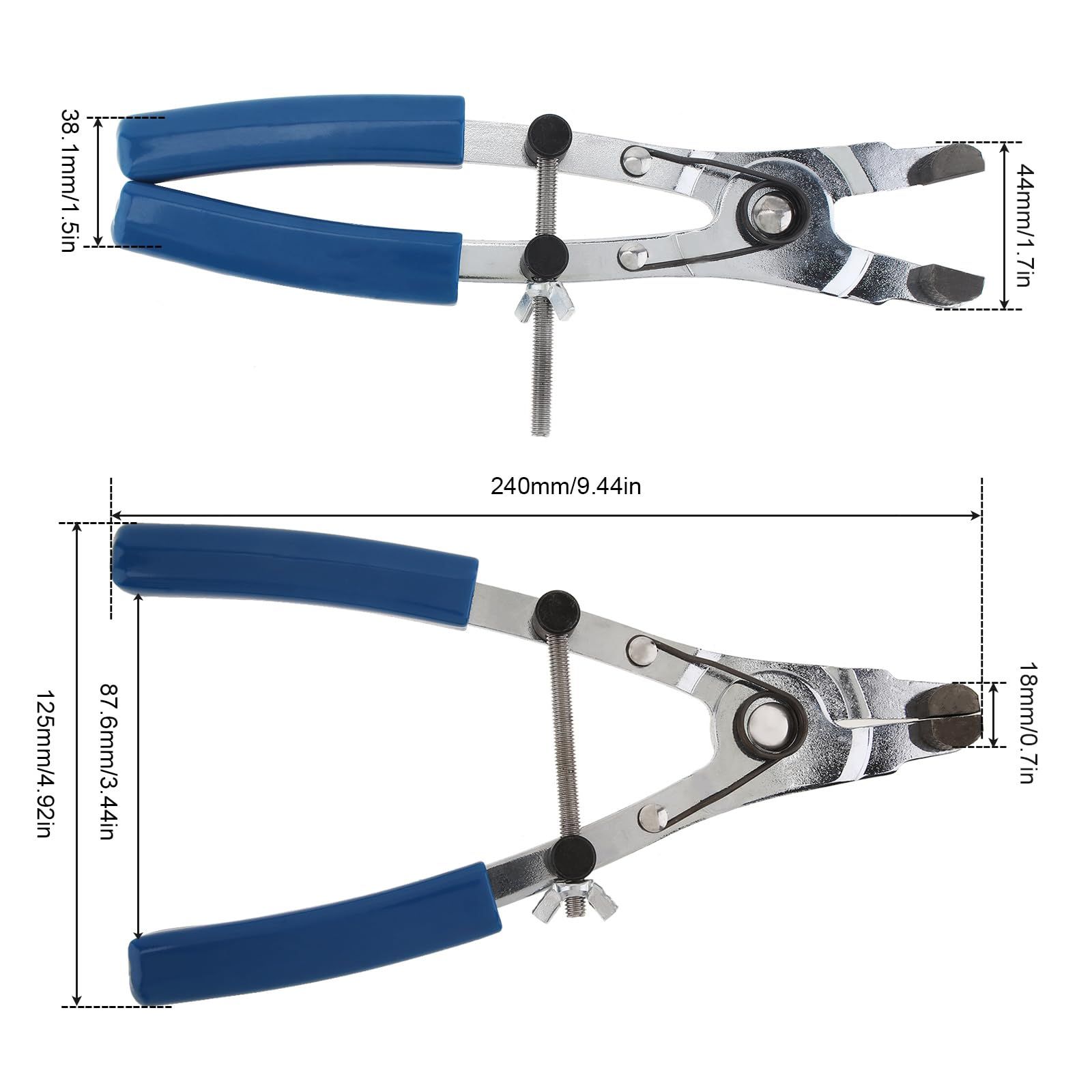 18-44mm/0.7-1.7" Motorcycle Brake Piston Removal Pliers,A3 Steel Brake Caliper Piston Remover Tool, Repair Tool for Motorbike — image 4