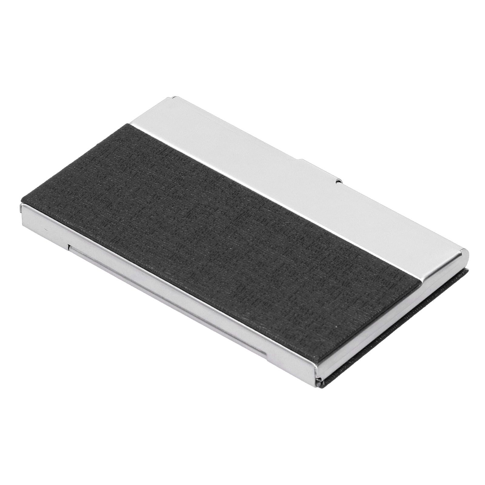 Business Card Holder Stainless Steel Name Card Case for Traveling and Business SuppliesBlack 701# — image 4