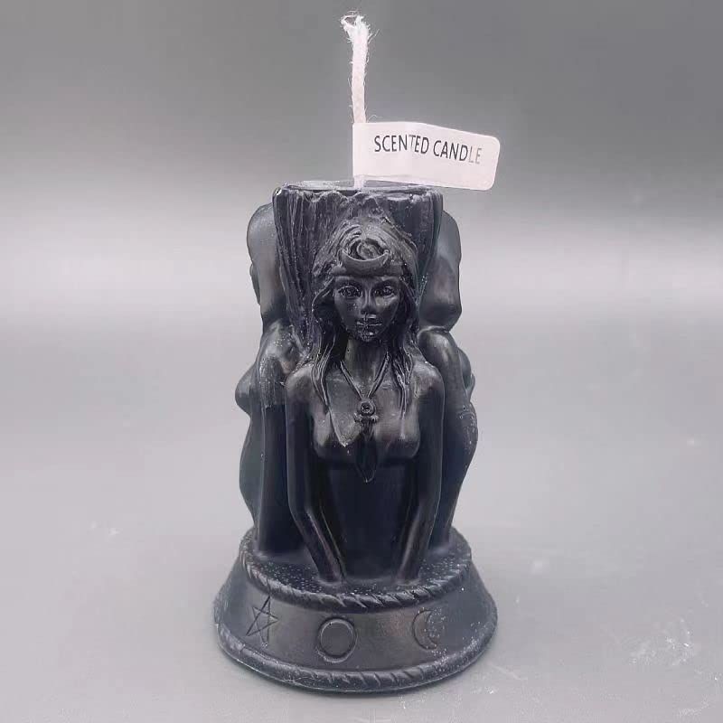 Goddess Candle Making Mold Handmade soap Chocolate DIY Candle Making Plaster Cement Resin Drop Glue Mold Crafts Silicone Mold — image 4
