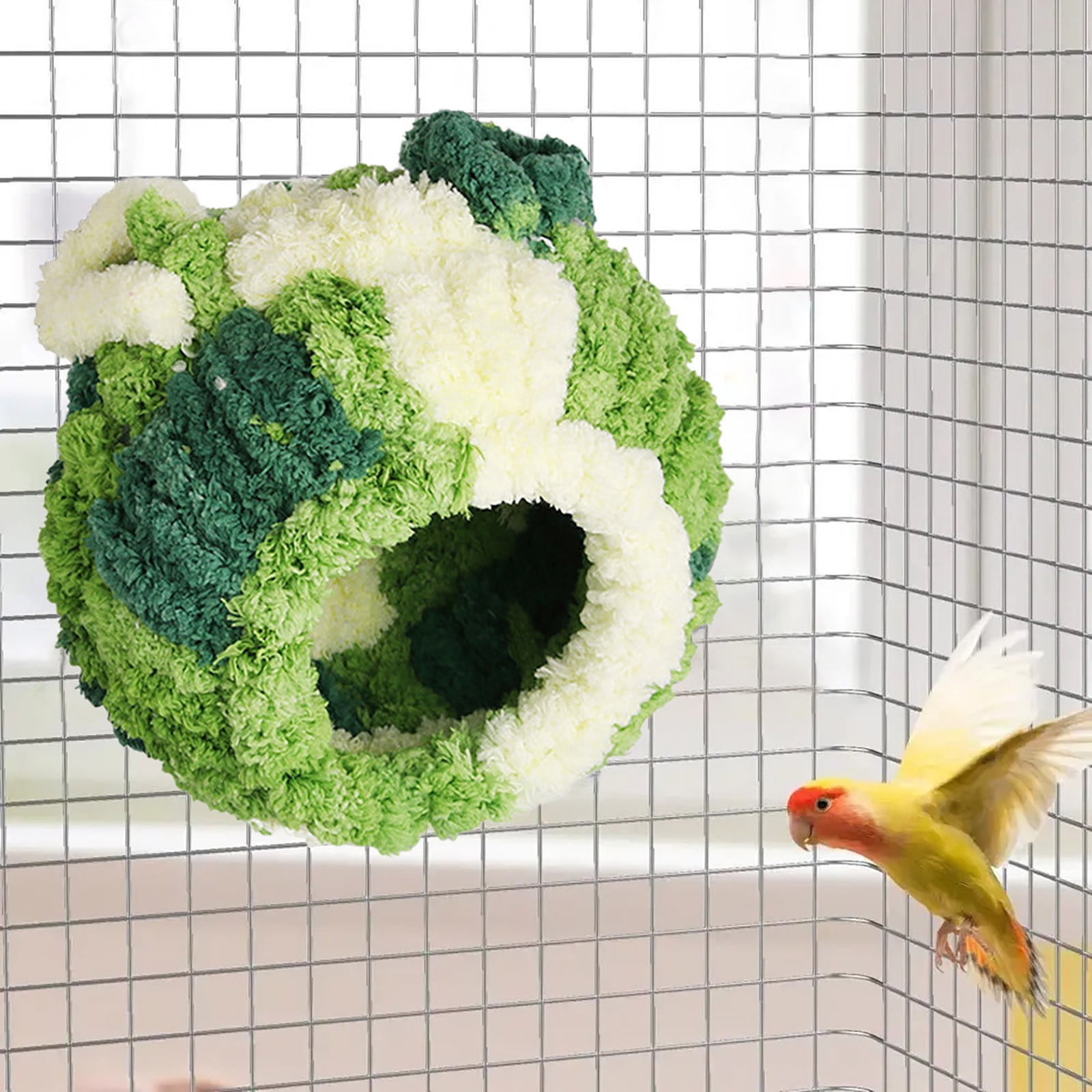 Bird Nest, Conure Breeding House Lovebird Bed for Conure, Lovebird, Canary, Finch, Coneshape Birds, Hamster, Small Pets C — image 6